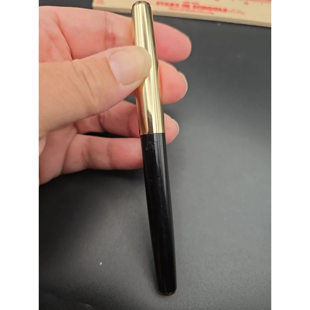 PILOT Super 100 Fountain Pen 14kt-F Nib-1960s Vintage Not Tested Restoration